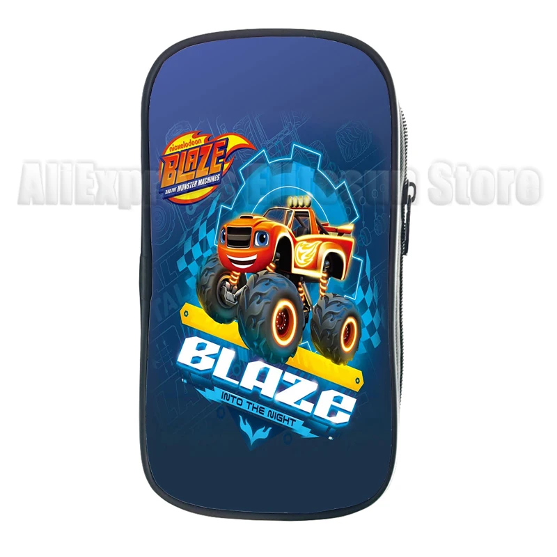 Blaze and the Monster Machines 필통, 블레이즈 자동차 문구, 소년 소녀 선물, 펜 가방 보관, 학생 학교 사무용품