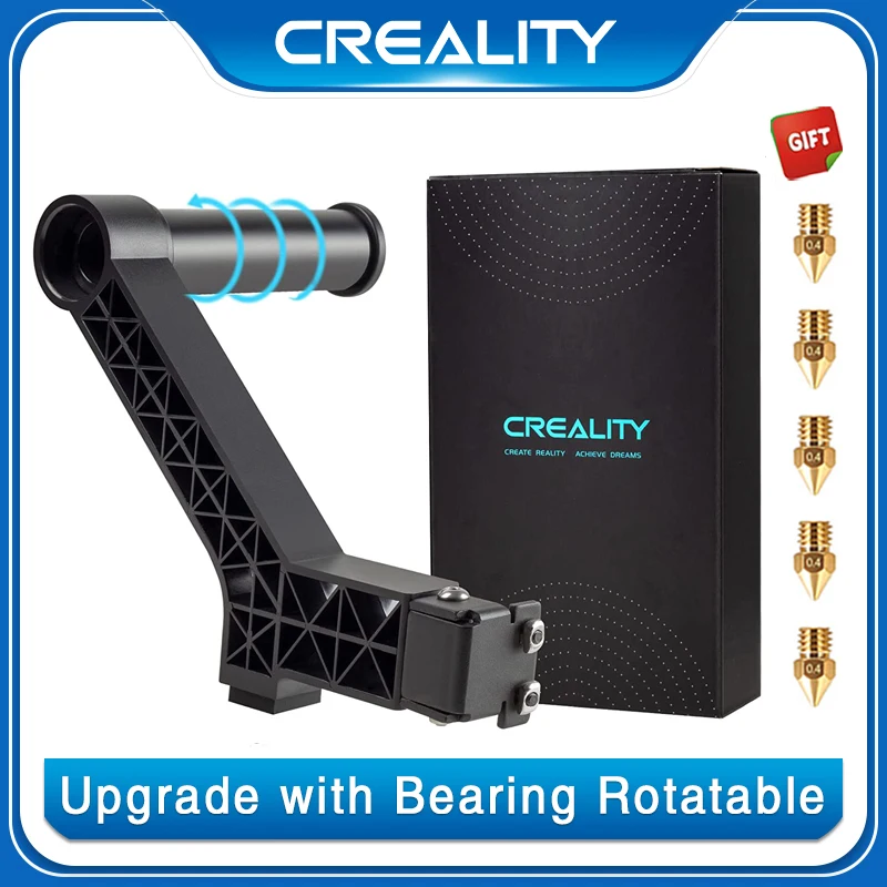 

Вращающийся Creality, обновленный Набор держателей для катушки нити для принтера Ender 3/Ender 3 Pro/Ender 5/CR-10 Smart/CR-6 SE, аксессуары для 3D-принтера