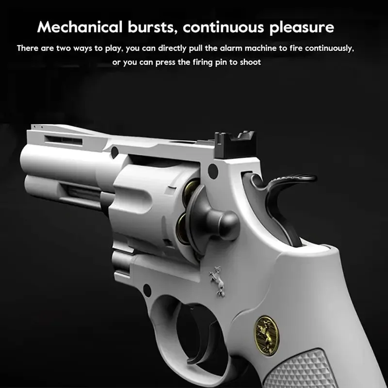 Toy guns for ZP5 357 Revolver Launcher Continuous Shooting Gun Soft Bullet Smell Toy Outdoor CS Weapon Kids Adults