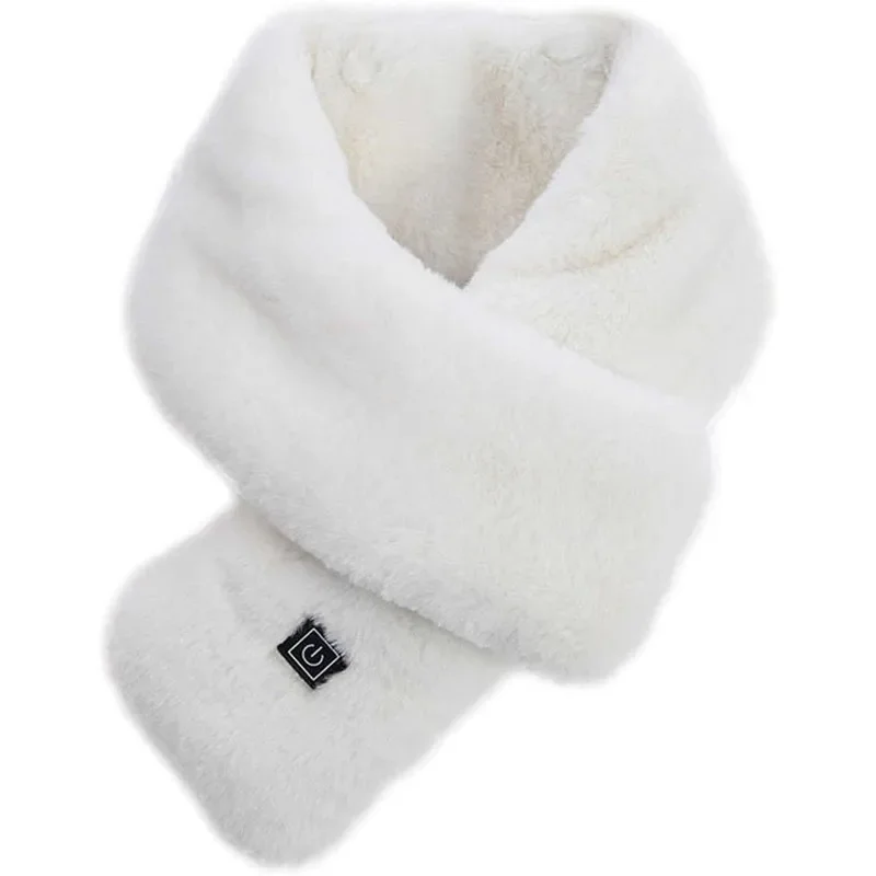 Heating Scarf Electric Heated Scarf USB Rechargeable Soft Three-gear Temperature Control Neck Wrap Warmer