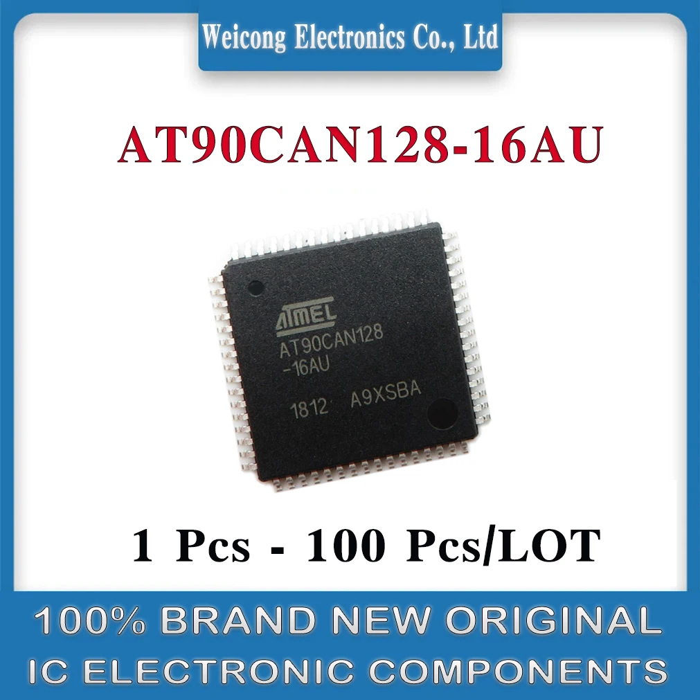 

AT90CAN128-16AU AT90CAN128-16A AT90CAN128 AT90CAN AT90CA AT90C AT90 New Original IC MCU Chip TQFP-64