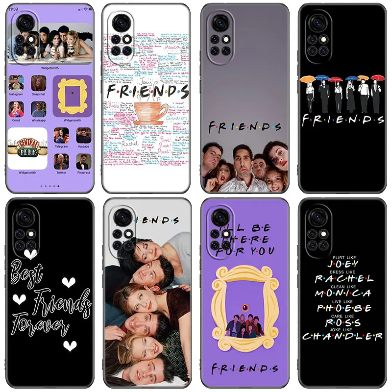 Coffee Friends Tv Show Custodia Per Telefono Per Huawei Nova 5T 8 9 Y60 Y90 Honor X9 30 30S 50Se 60 70 Mate 20 40 Pro 10 Lite Plus Cover