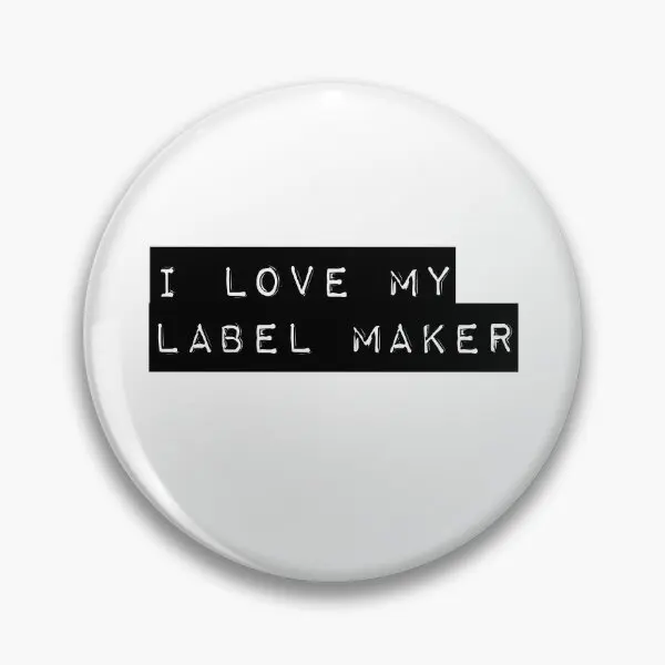 

I Love My Label Maker, мягкая булавка для пуговиц, мультяшное украшение для одежды, забавное ювелирное изделие, модный подарок, шляпа для влюбленных, милая металлическая Женская творческая
