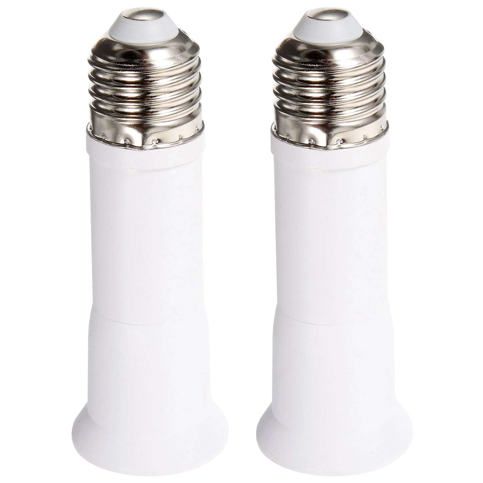 

2 Pcs E27 Retractable Lamp Head Light Extension Socket Bulb Recessed Converter Extender Holder Adapter Base