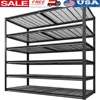 Heavy Duty Garage Shelving 3500LBS Load Capacity 6 Tier Adjustable Metal Storage Rack Industrial Shelves Office Home Gym 1