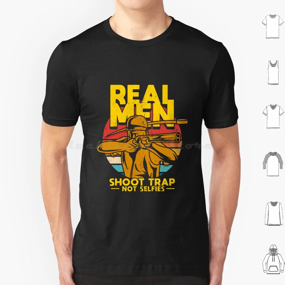 Retro Vintage Trap Shooting For Skeet Shooters Shoot T Shirt Big Size 100% Cotton Trap Shooting Skeet Clay Target Shooters