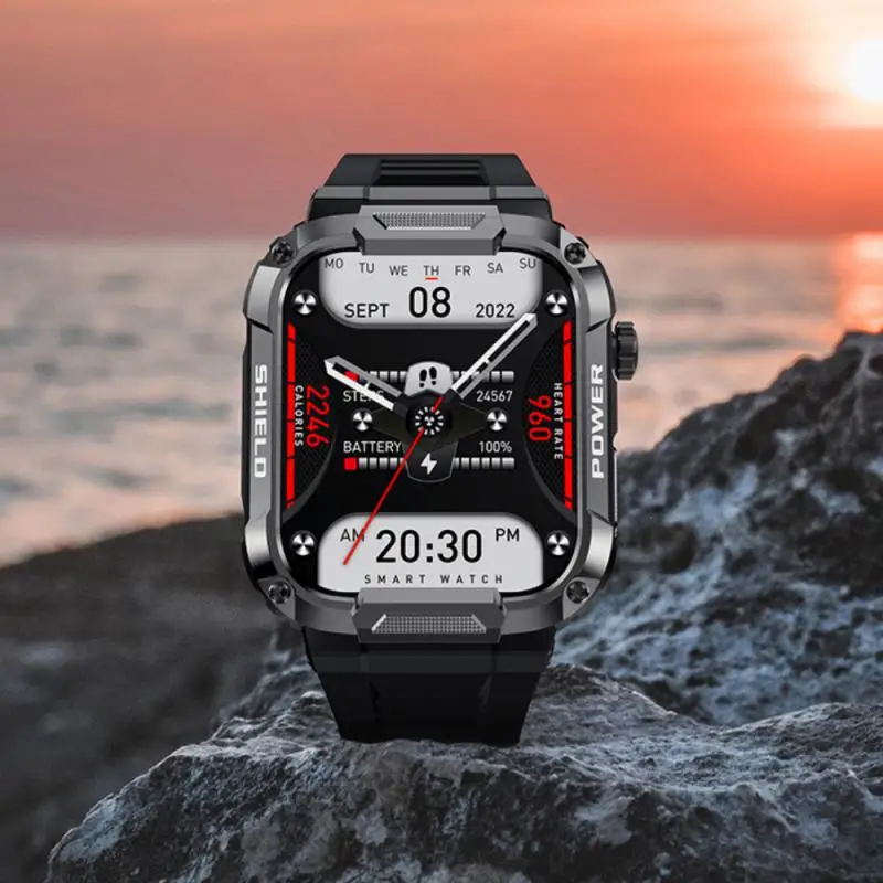 

Смарт-часы MK66 мужские, водостойкие, IP68, с Bluetooth