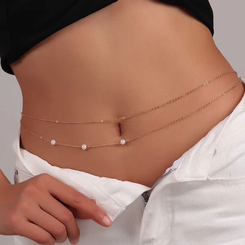 Elegant Bohemia Gothic Crystal Waist Chain Body Jewelry
