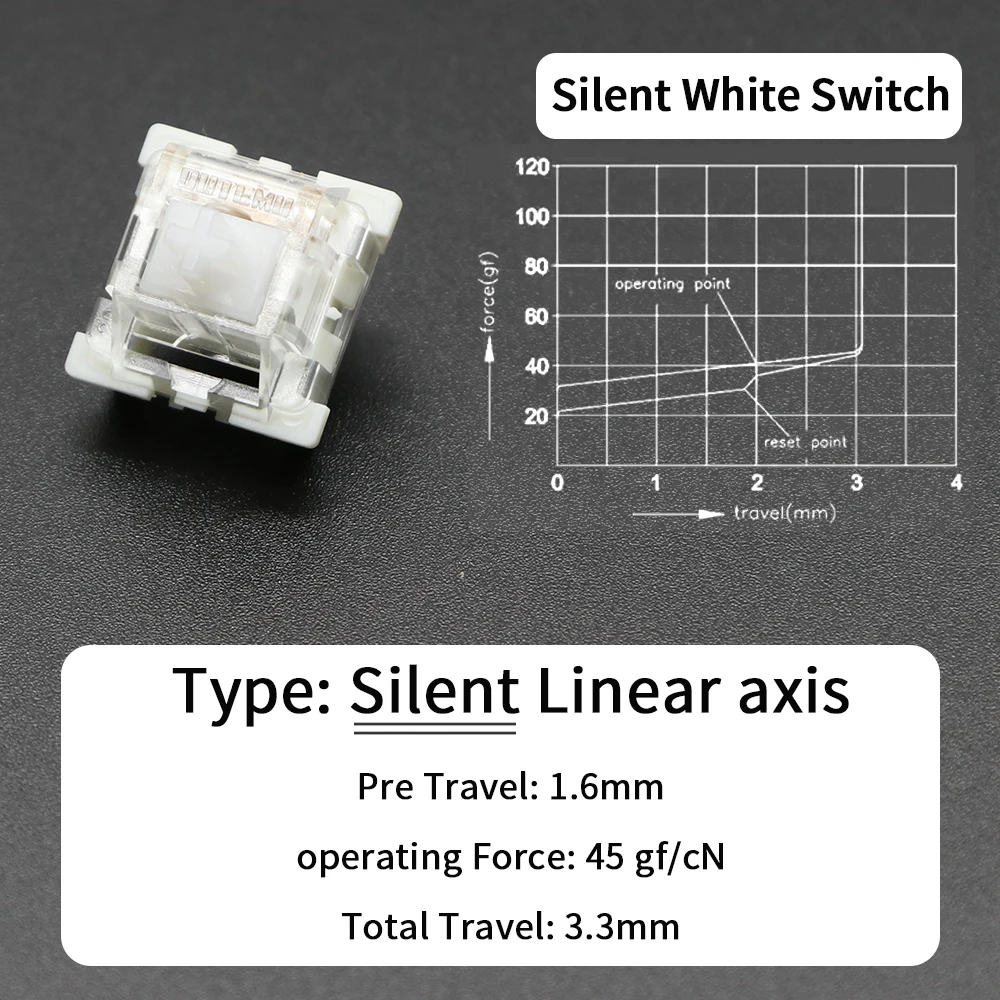 outemu interruptor para teclado linear tátil clicky interruptores silenciosos para teclados mecânicos cinza branco vermelho azul gaming switch