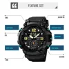 Skmei 1637 Dual Movement 3 Time Sport Wristwatch Mens Waterproof Electronic Watches Montre Homme Shockproof  Digital Men Watch 5