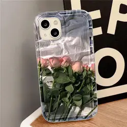 Clear Case with Small Flower Daisy Pattern for Reno8T 5G (S9452)