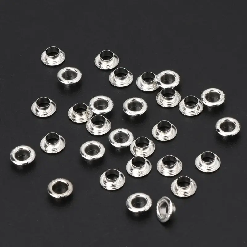 

652F 30Pcs Silver Plated Smooth Beads Cap Large Hole Beads For Jewelry Making