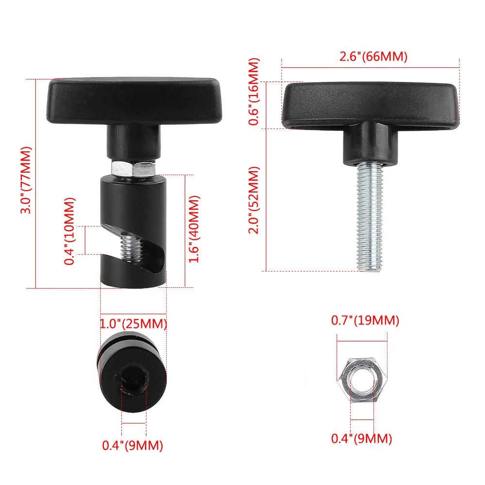Aluminum Car Hood Holder Trunk Air Pressure Anti-Slip Engine Cover Lifting Support Rod Fixing Clamp Gas Strut Fitting