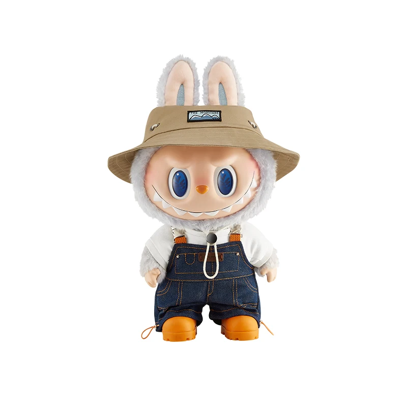 THE MONSTERS FALL IN WILD BAG LABUBU 新品 Labubu the Monsters Fall in Wild Denim Tote Bag / Apron Pop