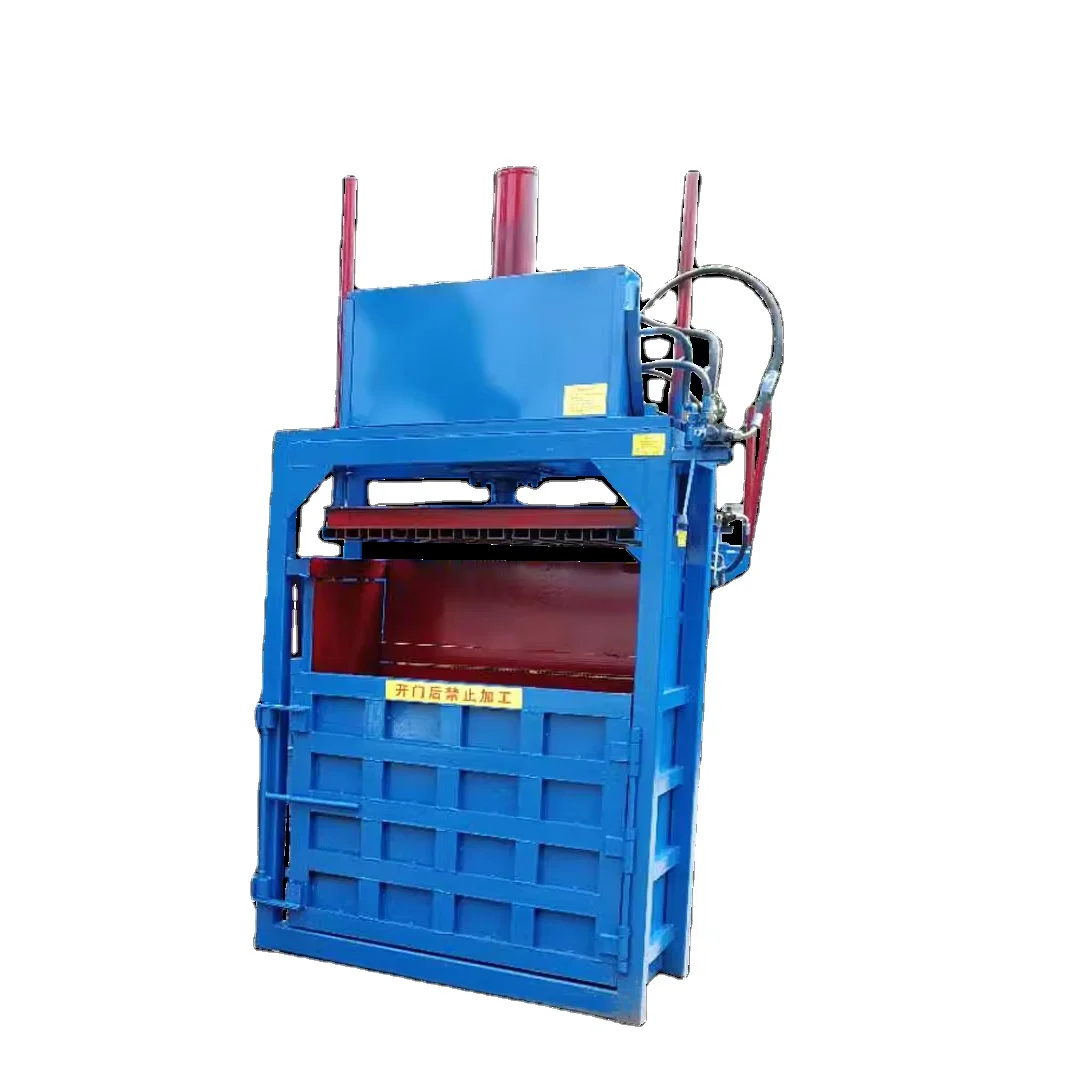 Vertical Hydraulic Waste Paper Baler Of Garbage Station /Waste Cloth Waste Compressor Scrap Single Hydraulic Press