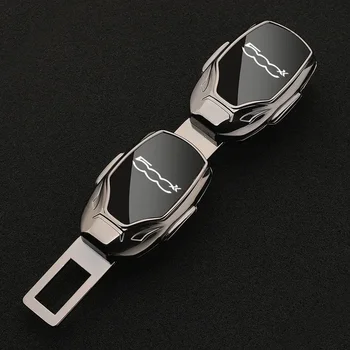 Per 500 500C 500e 500L 500X 595 695 PUNTO Accessori Auto Spina di Estensione Della Cintura di Sicurezza Dell'automobile Clip Della Cintura di Sicurezza In Metallo Extender Regolabile