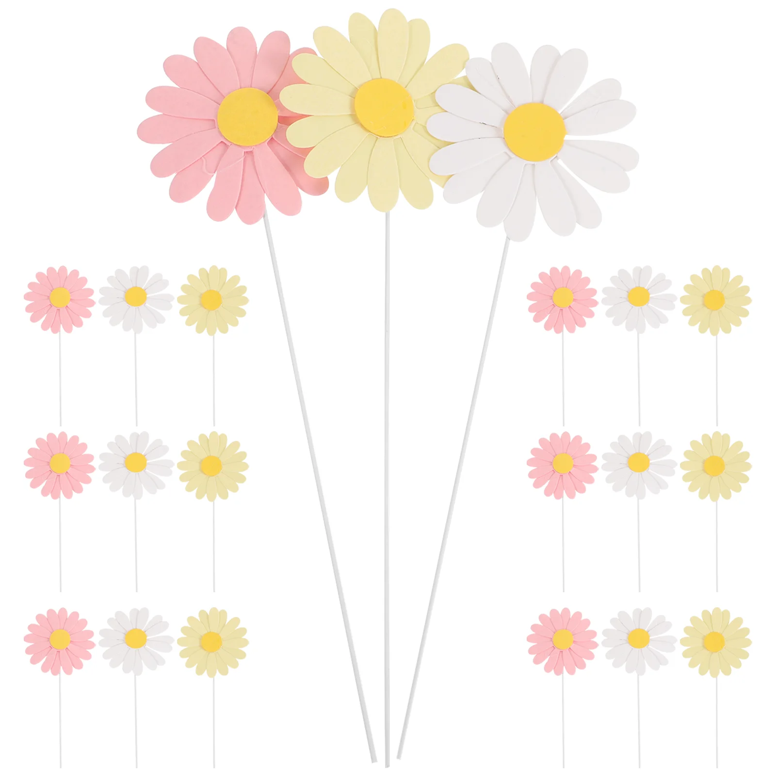 

Daisy Cupcake Toppers Cake Pick Flower Cake Topper Daisy Flower Cake Picks Birthday Cake Picks Daisy Flower Cake Toppers