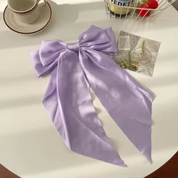 Elegant Bow Ribbon Hair Clip - Chic Hair Accessory & Gift (1 - Purple)