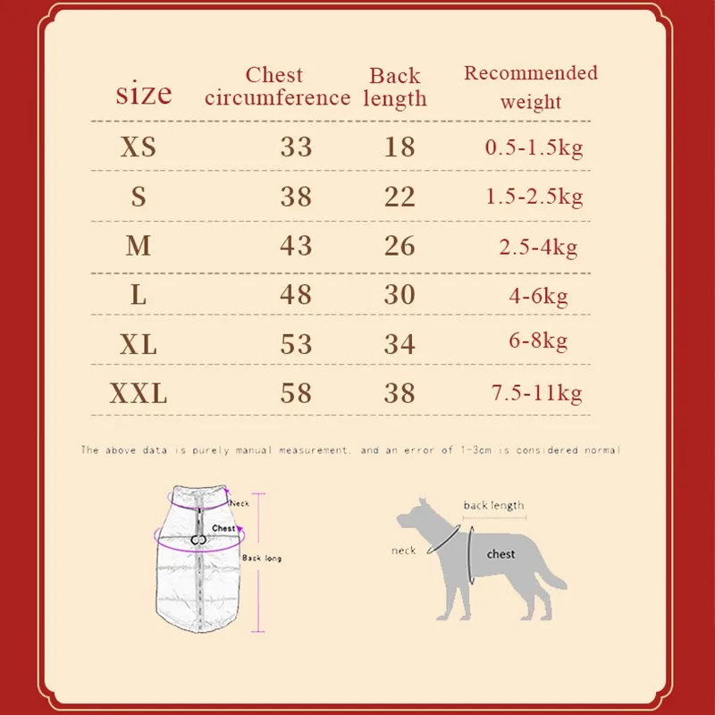 Dog Tang Suit Autumn And Winter Thickened Warm Pet Clothes For New Year Teddy Bear Chinese Hanfu