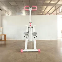 Pink Stair Climber Folding Cardio Exercise Stepper Stairmaster For Home Gym 6