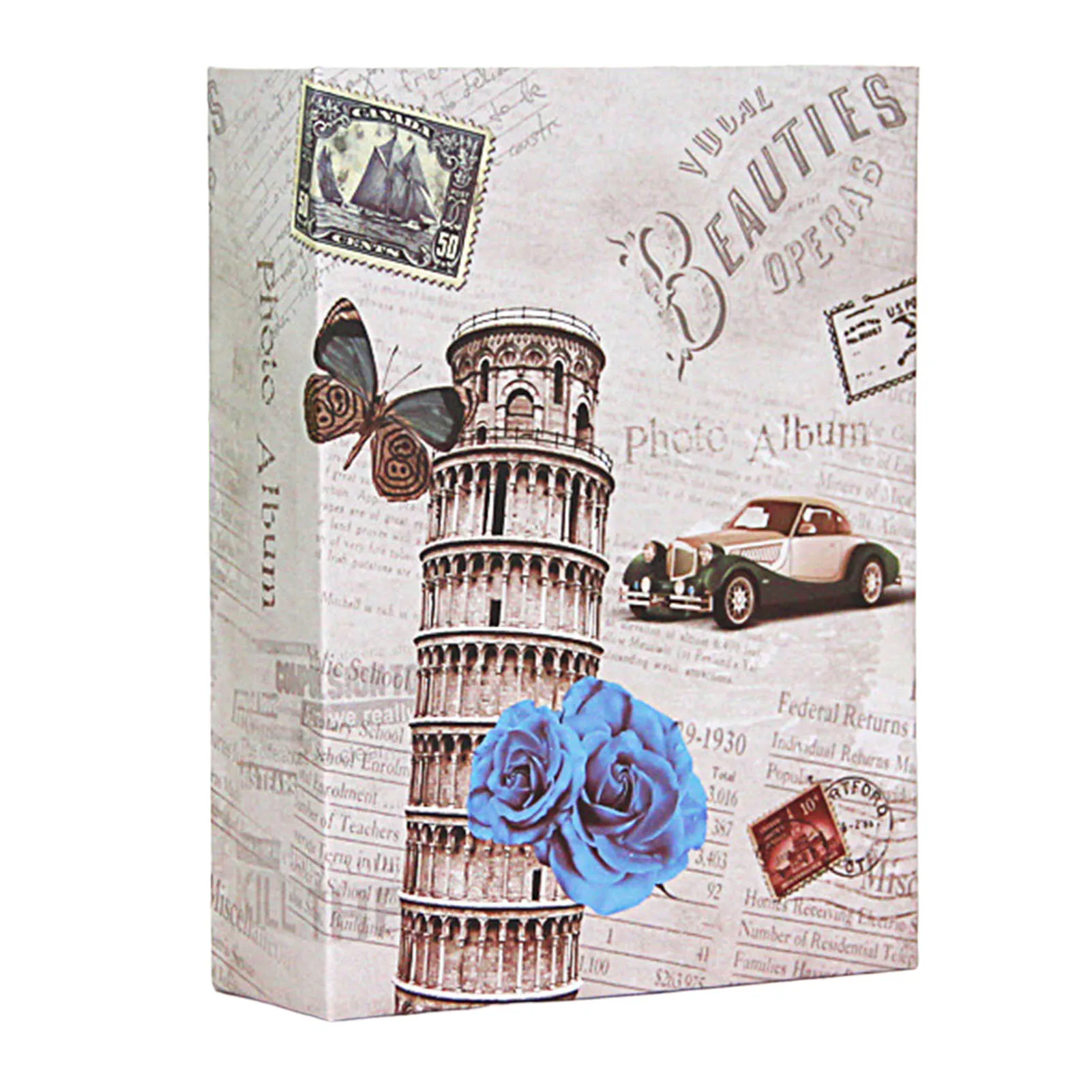 Piccolo Album Fotografico Trasparente - Libro A Fogli Mobili Con 25 Pagine Interne Contiene 50 Foto 76921033