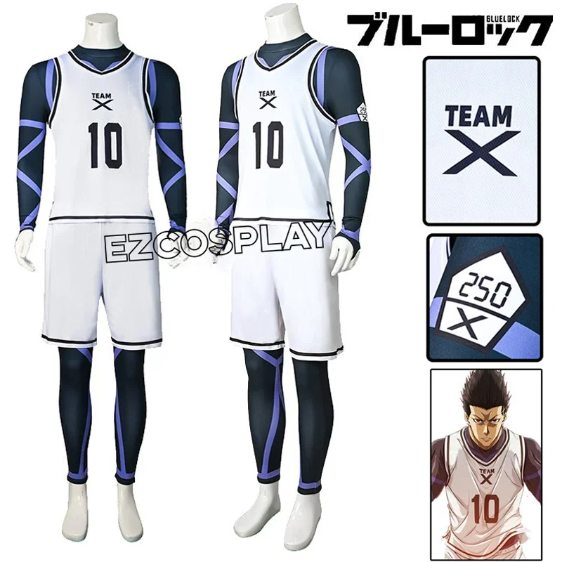 

Shoei New Cosplay Anime Team Blues X Jersey Children's Games Club Everybody's Heavy Jumpsuit #10
