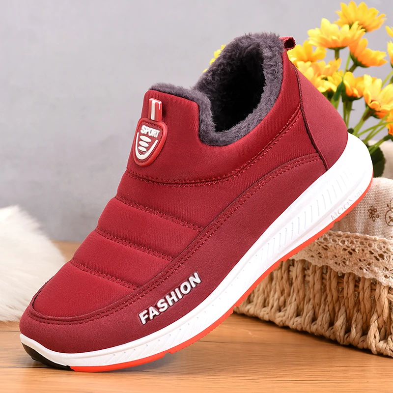 Boots Men's Mens Winter Slip Ons Winter Men Boots Warm Fur