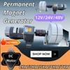 6000W Free Energy Generator 5KW 3KW 24V 48V Permanent Magnet Generator Low Noise Alternator Set For Home Outdoor With DC Motor