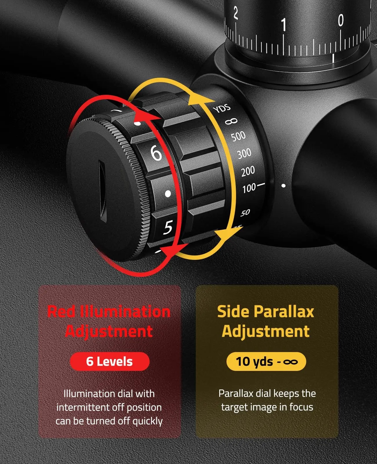 Scope Installation Adapter BearSwift 5-25x56 FFP First Focal Plane Illuminated Reticle Zero Stop Parallax