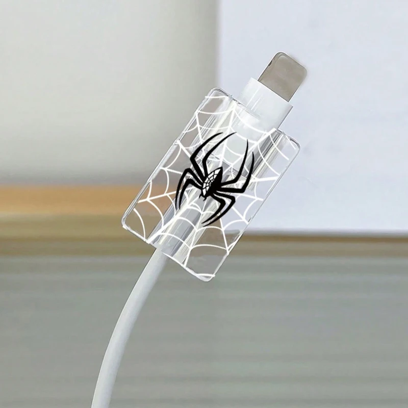 Charger Spider Case for Apple iPhone Data Wire Winder Cable Protectors Port 18W 20W 1Set cable protector cable wire protector charger protective cover charger protector charger protective case phone adapter protector