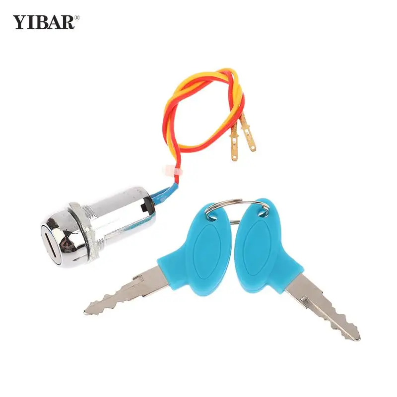 

1 Set 2 Wire Key Ignition Switch Lock Motorcycle Go Kart Scooter Bike Switches For Motorcycle Electrical System