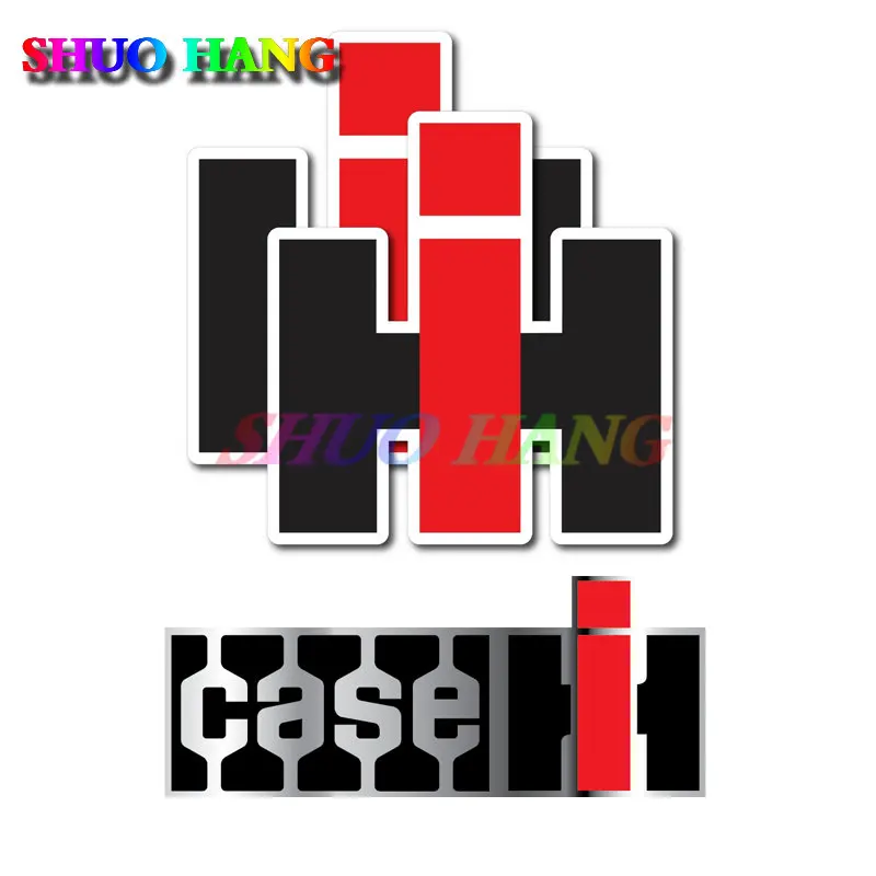 2 Pack IH International Harvester Decal Sticker Case IH Tractor