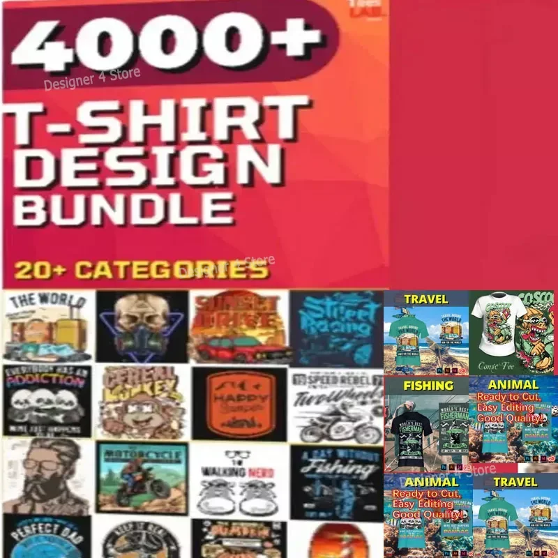 4000+ T-Shirt Printing Images Design Big Bundle Ready To Print