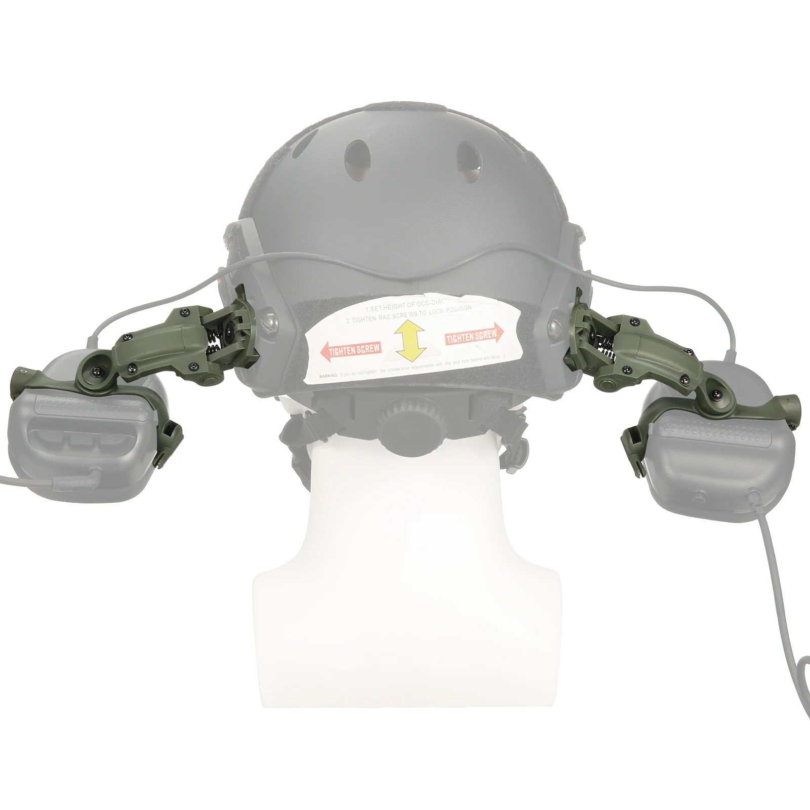 OPS CORE ARC/Wendy M-LOK Fast Helmet Rail Mount Adapter Tactical Headset Accesso