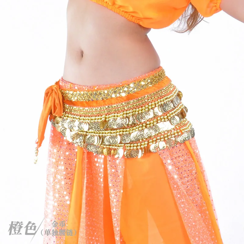 Ceinture De Danse Du Ventre à Paillettes – Accessoire Scintillant Pour Spectacles, Fêtes, Danse Orientale – Taille Unique