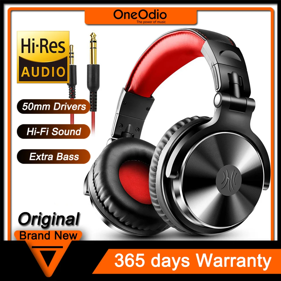 OneOdio® Pro-10 Over Ear Wired Headphones, Best Seller