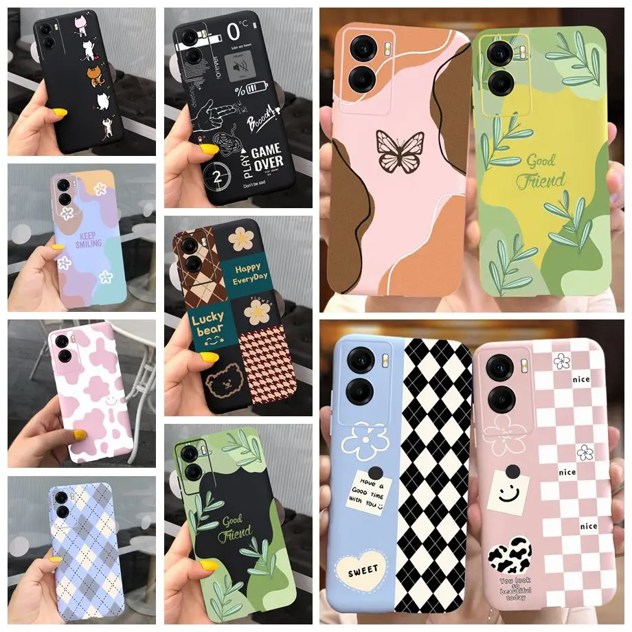 Per Vivo Y72 5G Vivo Y52 5G Custodia Per Telefono Cover Posteriore Morbida Gomma Tpu Paraurti Antiurto Su Vivoy2 Vivoy52 5G Fashion Jelly Capas Bag