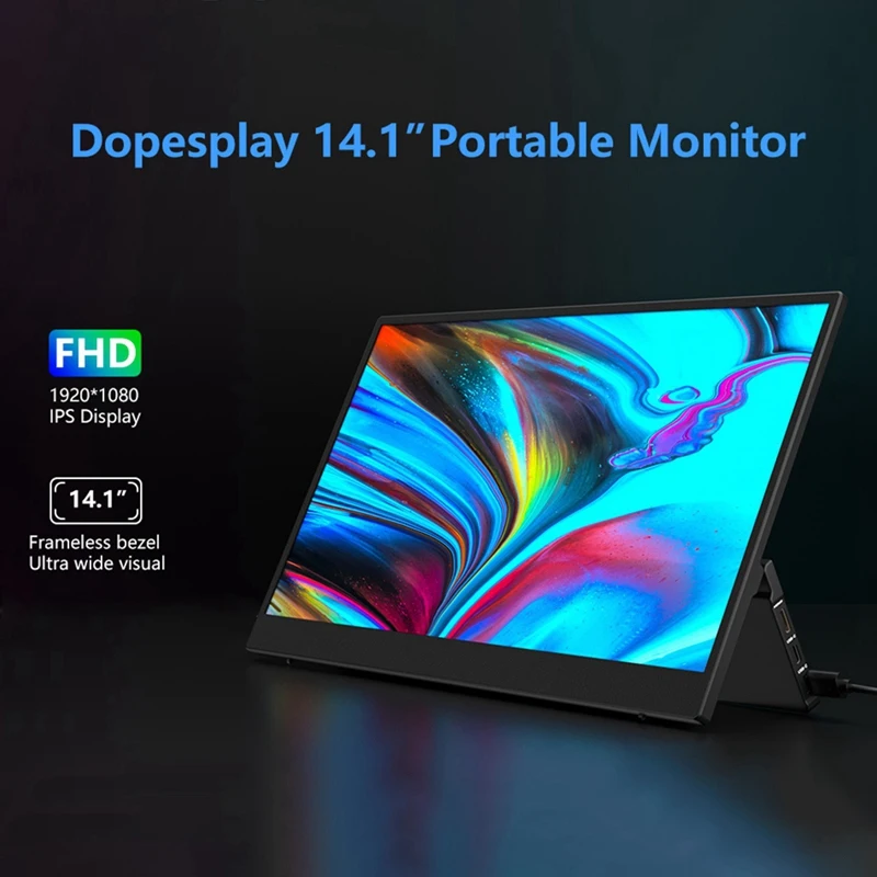 ޴  Ǯ HD Ʈ ܺ  ũ ̹ IPS ǻ ÷ ȭ Ȯ, 14.1 ġ, 1080P
