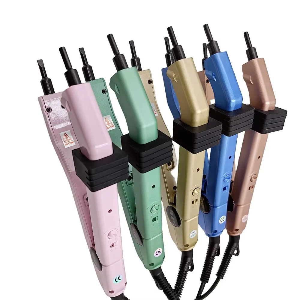 Malaika Keratin Fusion Tool Nano Tips Bonding Hair Connector UK Plug Adjustable K Tip Hair Extension Iron Connector for Salon