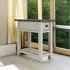 Bolanburg Farmhouse Chair Side End Table, Light Brown & Whitewash 6