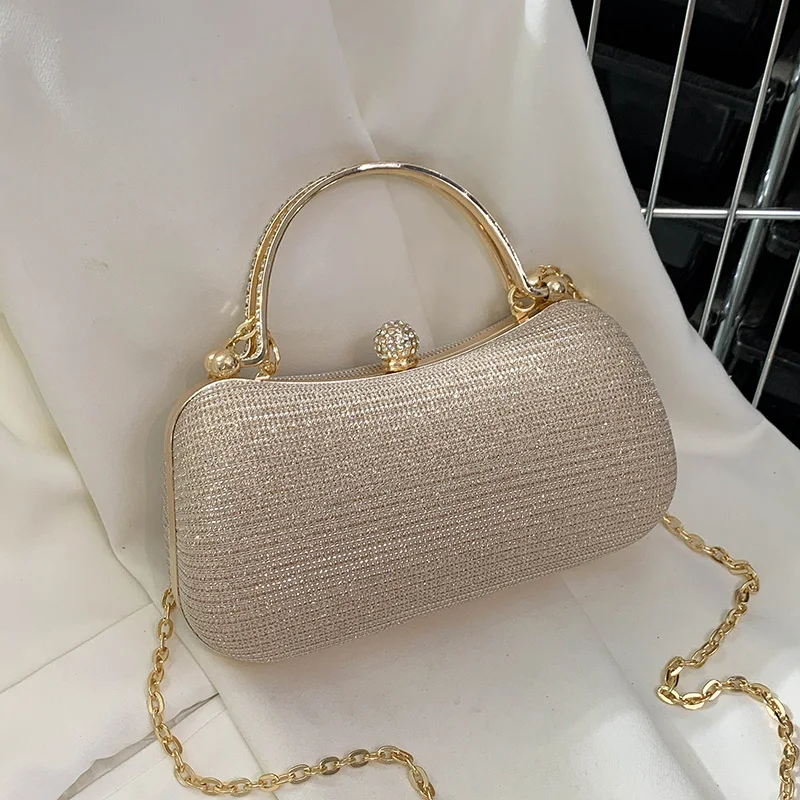 Designer Clutch Bag Gold Silver PVC Box Design Party Evening Chain Shoulder Crossbody  Bags Mini Purses and Handbags - AliExpress