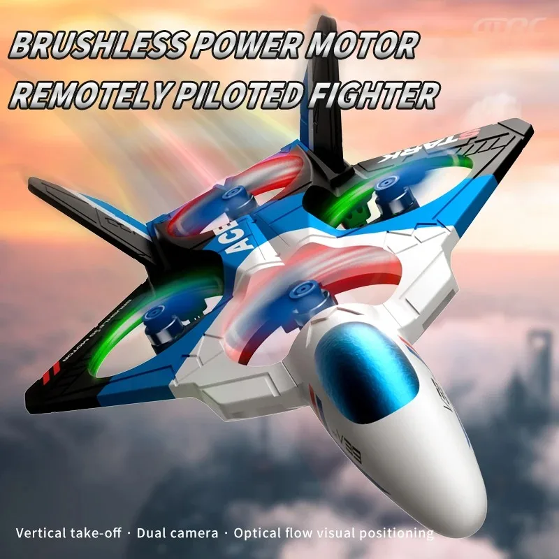 RC Plane Aero Jet Dron Remote Control Airplane 2.4G 8K Dual Camera Fighter Hobby Plane Glider Airplane Foam RC Drone drop ship 2