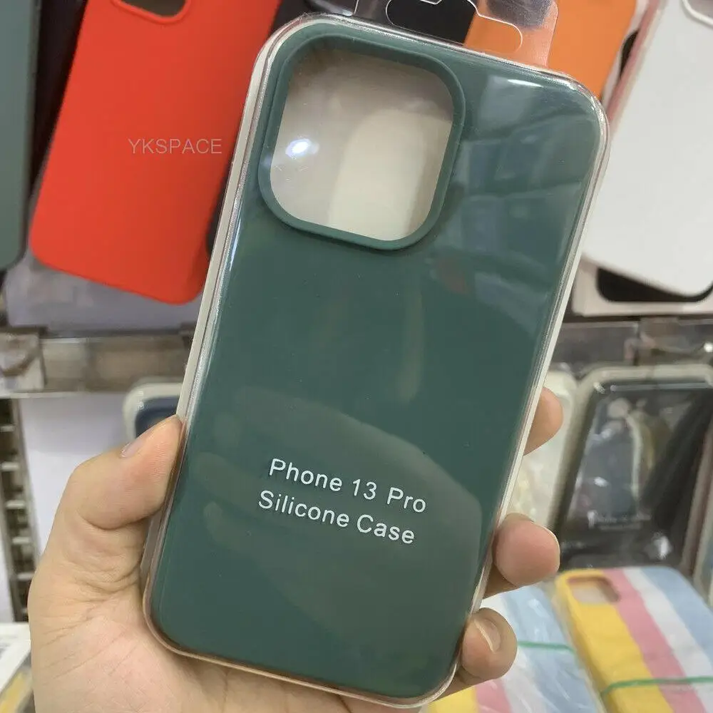 Luxury Candy Color Liquid Silicone Soft Matte Phone Case