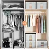 Large Transparent Clothes & Quilt Storage Box - Foldable Oxford Fabric Organizer with Zipper Lid, Space-Saving Household Storage 5