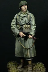Figurine de soldat en résine moulée, échelle 1/16, modèle pour 1 personne, kit d'assemblage, modèle de jouet (non peint) 