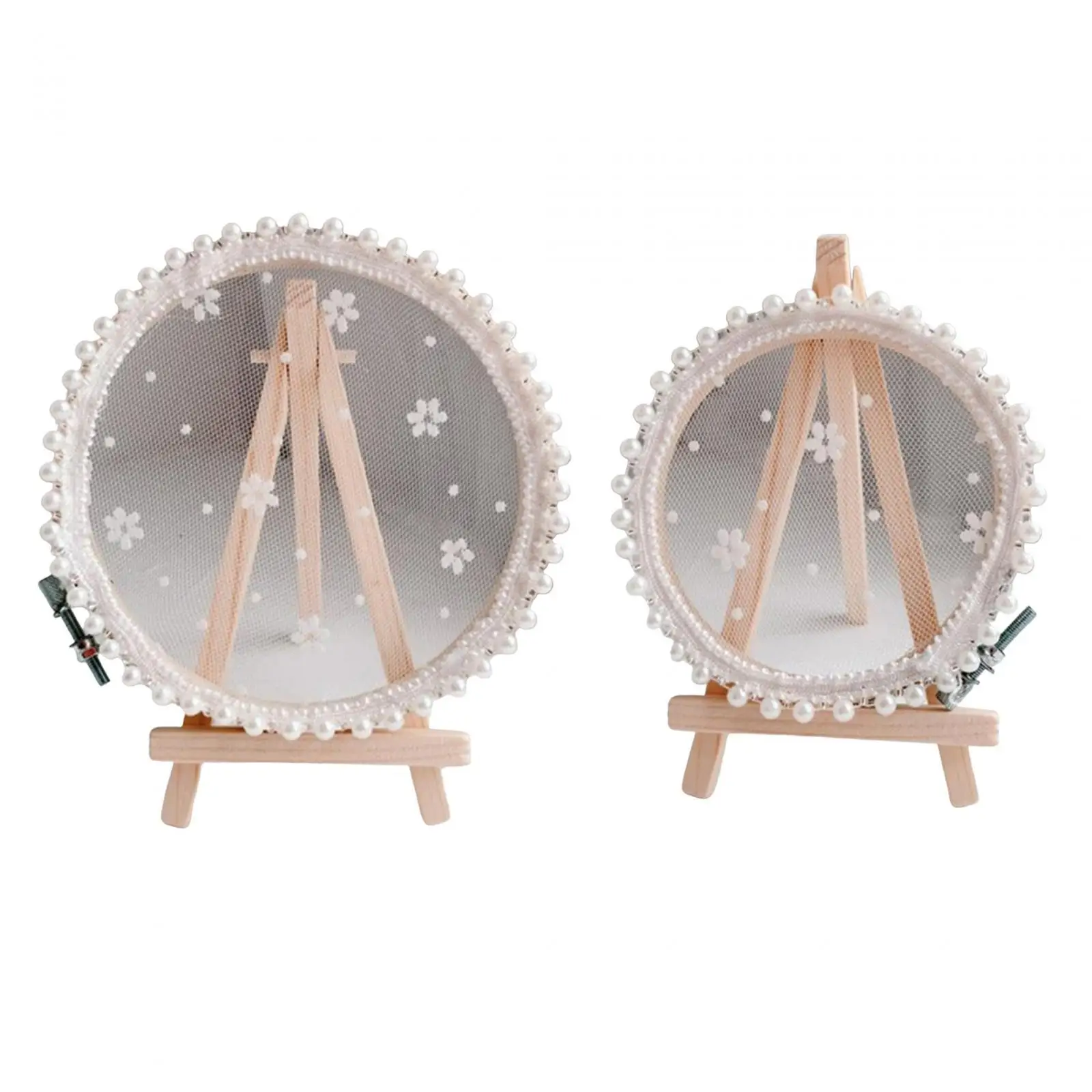 

Jewelry Hanging Organizer Tabletop Decoration Lace Ear Stud Display Rack for Bedroom Living Room Wardrobe Vanity Table Desktop