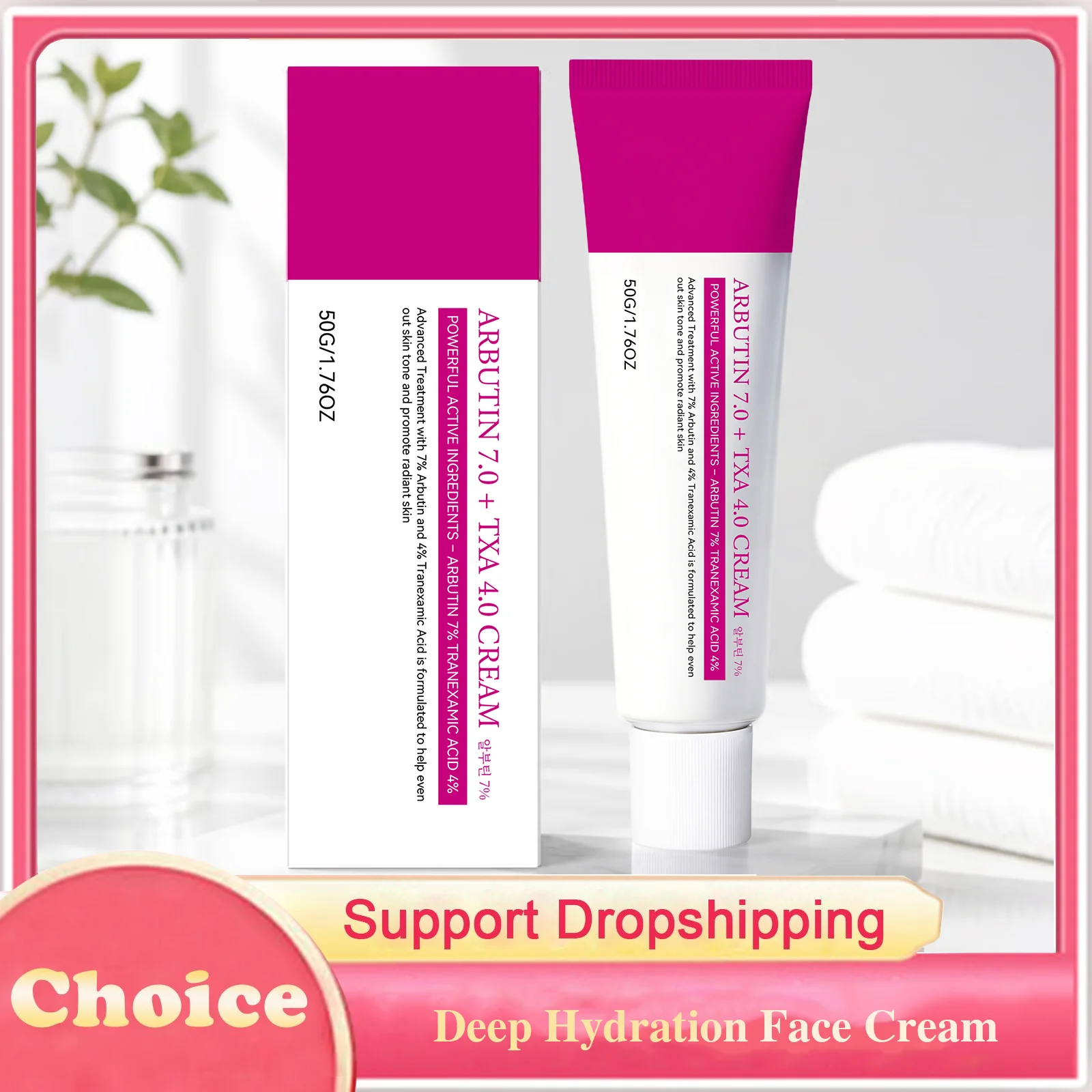 Face Cream Anti-Aging Fade Dark Spots Brightening Lifting Firming Smoothing Skin Improves Dull Whitening Moisturizing Skin Care