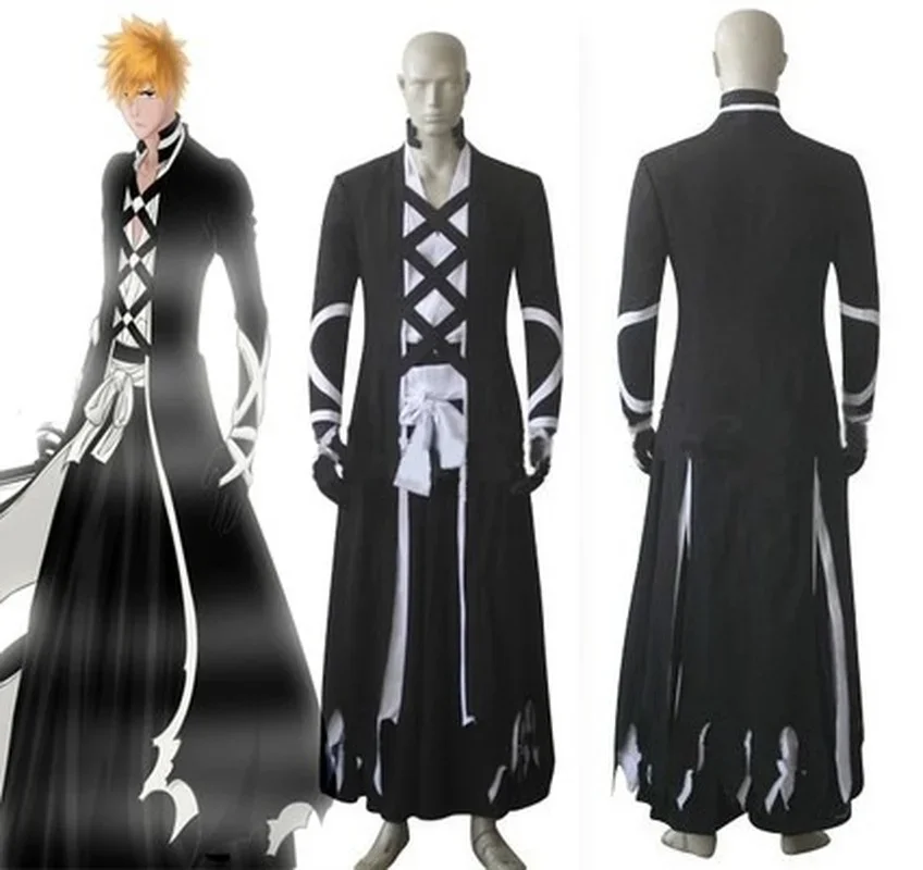 

Bleach Kurosaki Ichigo Fullbring New Bankai Look Cosplay Costume