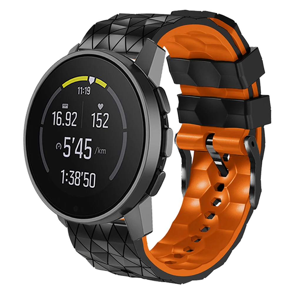 Cinturino In Silicone 22mm Per Suunto 9 Peak, 9 Peak Pro E 5 Peak, Ricambio Traspirante Con Doppia Chiusura, Regolabile