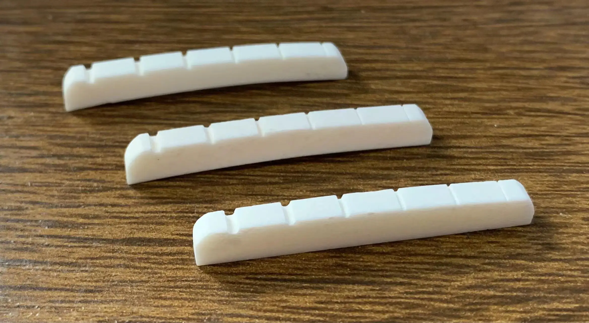 Slotted Bone Nut Electric Guitars Accessories 42/43x3.4x6mm